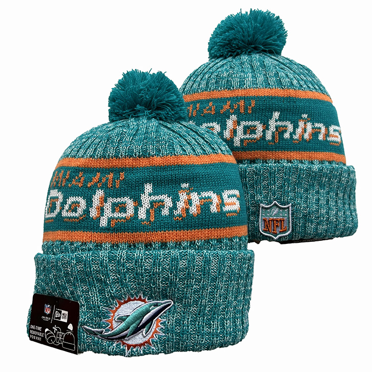 Miami Dolphins Knit Hats 0116